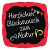 Folienballon Glückwunsch zum Abitur, ca. 45 cm