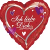 Folienballon Ich liebe dich, Love Script 45 cm