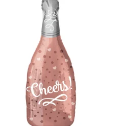 Folienballon Junior Shape Cheers Rosé