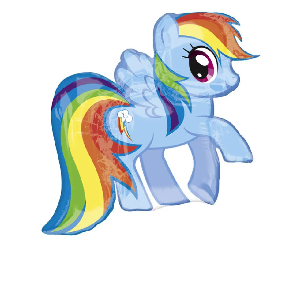 Folienballon My Little Pony, Regenbogen, 71x68 cm