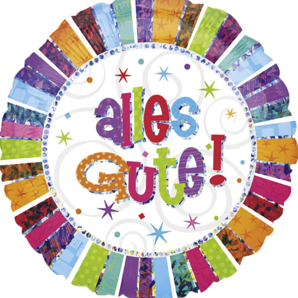 Folienballon Radiant Alles Gute, 45 cm