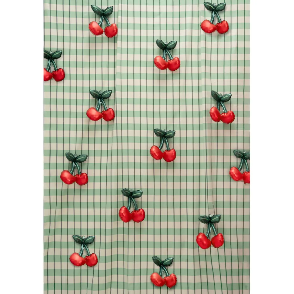 Folienballons Kirschen - 28 × 31 cm - Set mit 3 Stück