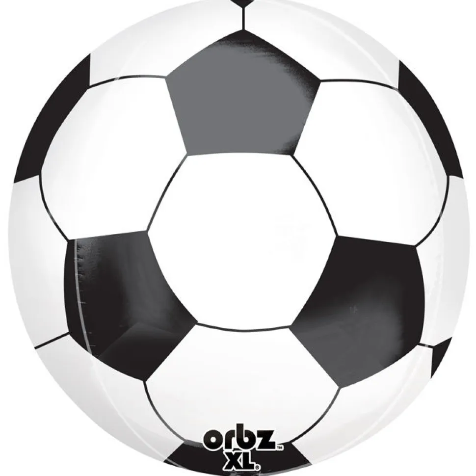 Folienballon Soccer Ball Orbz, ca. 38x40 cm