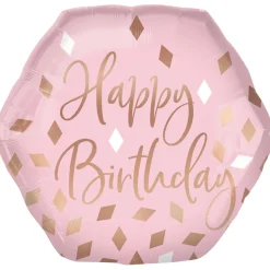 Folienballon Supershape Blush Birthday XL