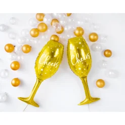 Folienballon Super Shape Sektglas Cheers XXL - ca. 80cm