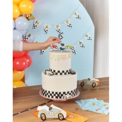 Geburtstagskerzen Rennautos – ca. 2 – 3 cm – Set mit 5 Stück