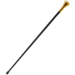 Gehstock / Spazierstock, Metall, 92cm, Top-Qualität, Gold