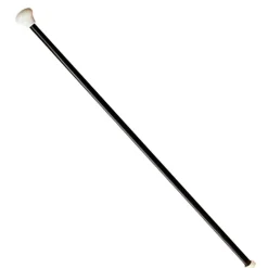 Gehstock / Spazierstock mit weißer Spitze