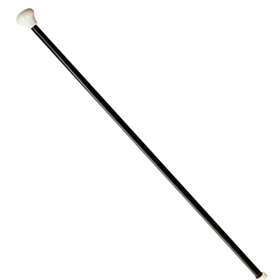 Gehstock / Spazierstock mit weißer Spitze
