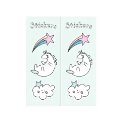 Geschenktüten aus Papier Einhorn – 8x18 cm - 6 Stück