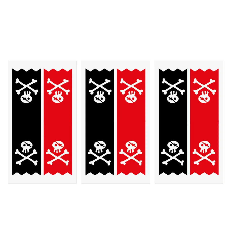 Geschenktüten aus Papier Piraten – 8x18 cm – 6 Stück