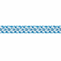 Girlande Seidenpapier, 16 x 16 cm, 4 m lang, schwer entflammbar, Bayernraute