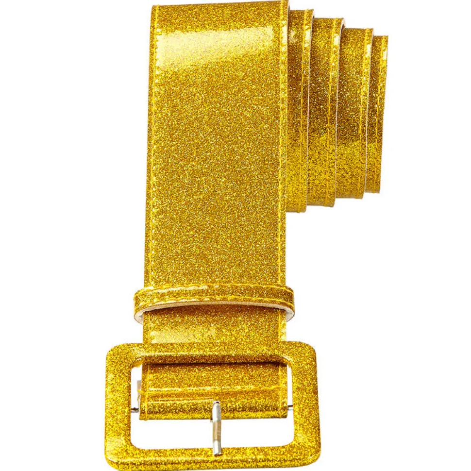 Glittergürtel, gold, 120 cm