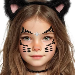 Glitzersteine fürs Gesicht, Katze