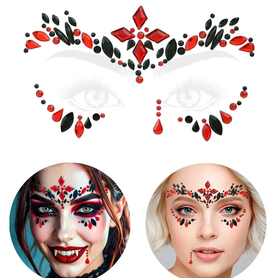 Glitzersteine fürs Gesicht, Vampirin