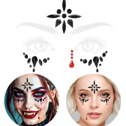 Glitzersteine fürs Gesicht, Vampirin