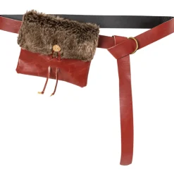 Gürtel mit Felltasche