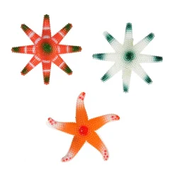 Haarclips Seesterne, 3 Stück, ca. 7cm