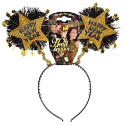 Haarreif Happy New Year, gold