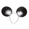 Haarreif Mausohren, mit Marabou