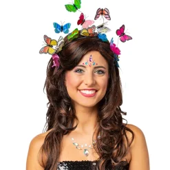 Haarreif Schmetterling Deluxe, mehrfarbig
