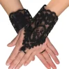 Handschuhe Florance, Spitze, schwarz