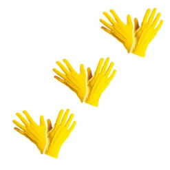 Handschuhe, gelb, one size, 12 Stück