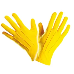 Handschuhe, gelb, one size, 12 Stück