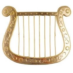 Harfe, gold, ca. 25 x 30 cm