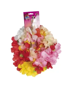 Hawaii-Set Deluxe, Mehrfarbig, mit Girlande, Stirnband und Armband