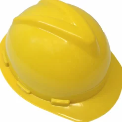 Helm Bauarbeiter, Kunststoff, gelb