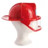Helm Feuerwehr mit Visier aus Plastik, rot