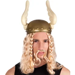 Helm Wikinger mit Flügeln aus Kunststoff