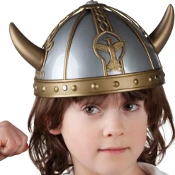 Helm Wikinger mit Hörnern für Kinder