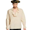 Herren-Hemd Pirat, beige, Gr. M