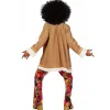Herren-Kostüm Hippie mit langem Mantel, Gr. 50/52