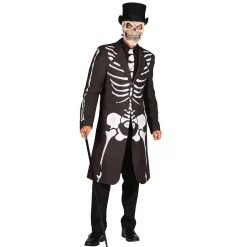 Herren-Kostüm Jacke Spectre, schwarz mit Krawatte, Gr. S