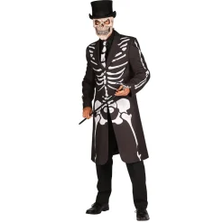 Herren-Kostüm Jacke Spectre, schwarz mit Krawatte, Gr. S
