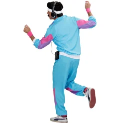 Herren-Kostüm Jogging-Anzug, blau, Gr. S