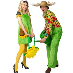 Herren-Kostüm Latzhose Grüne Wiese, grün, Gr. 46-48