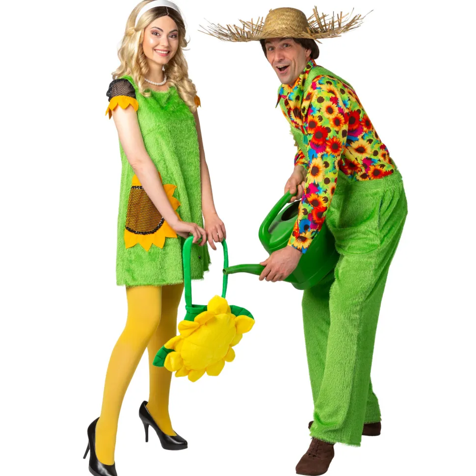 Herren-Kostüm Latzhose Grüne Wiese, grün, Gr. 46-48