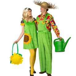 Herren-Kostüm Latzhose Grüne Wiese, grün, Gr. 46-48