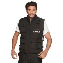 Herren-Kostüm SWAT Weste, Einheitsgröße