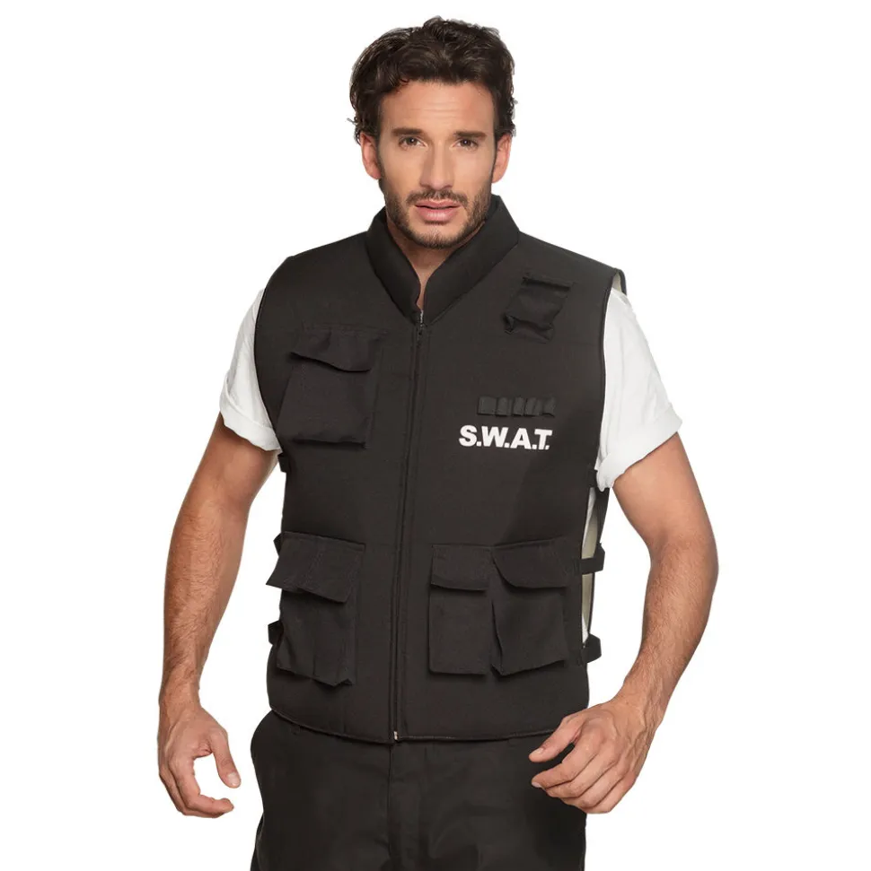 Herren-Kostüm SWAT Weste, Einheitsgröße