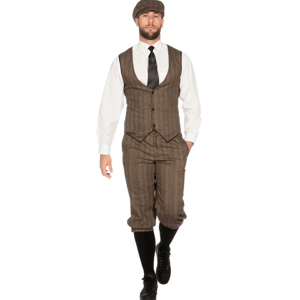 Herren-Kostüm wilde 20er, braun, Gr. 46