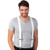 Hosenträger Basic unisex, weiß