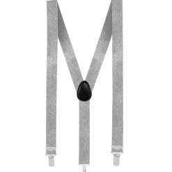 Hosenträger, verstellbar, silber