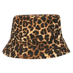 Hut Bucket-Hat Leopard, Braun