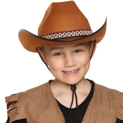 Hut Cowboy junior, braun, für Kinder
