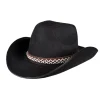 Hut Cowboy junior, schwarz, für Kinder